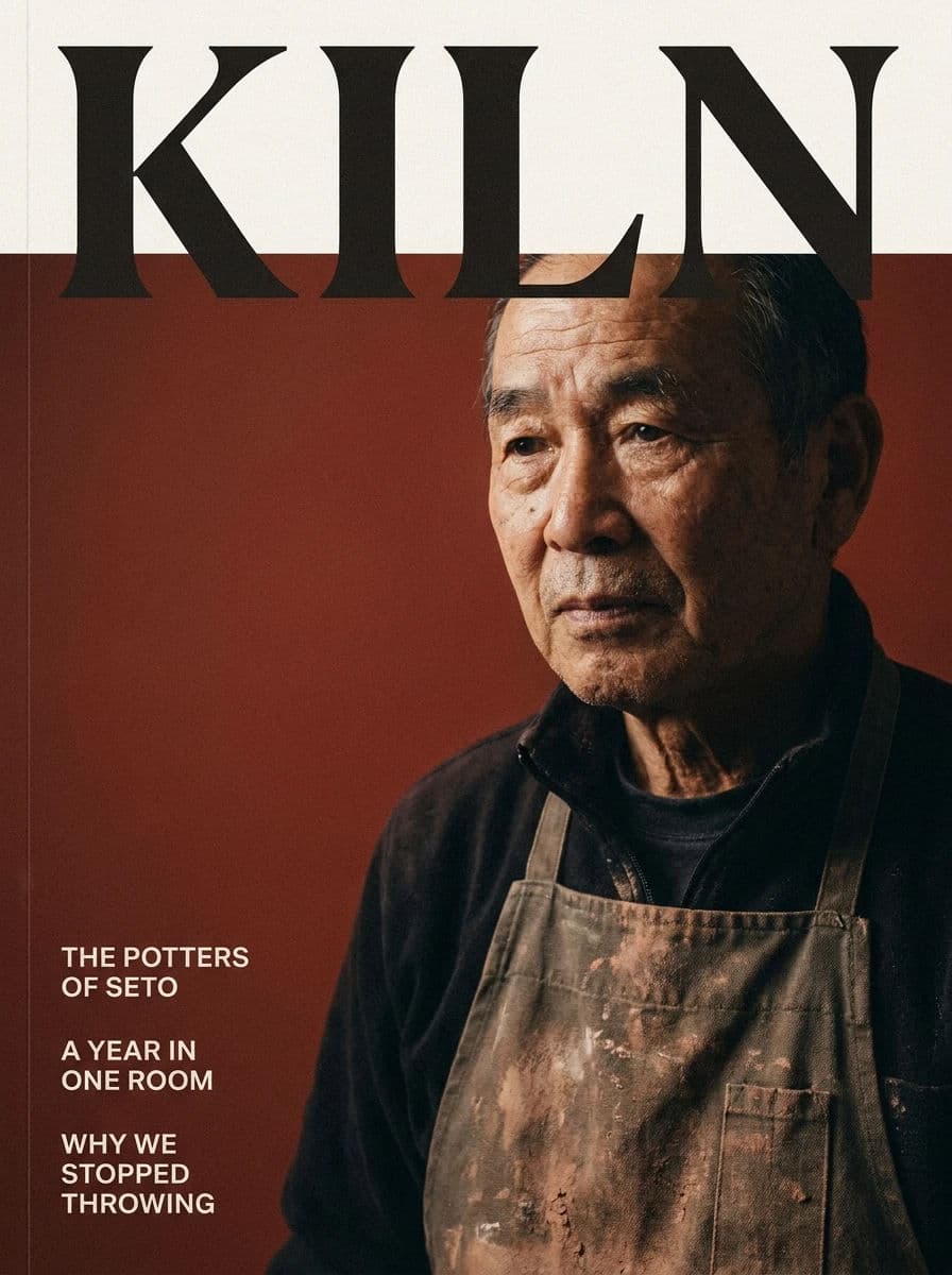 Magazine cover with a masthead and coverlines, generated with Nano Banana