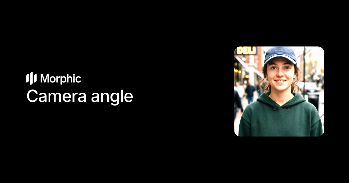 Camera angle | Morphic