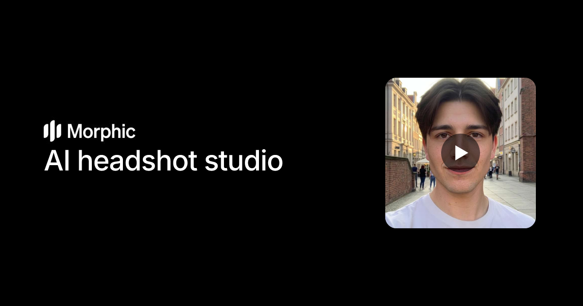 AI headshot studio | Morphic Workflows
