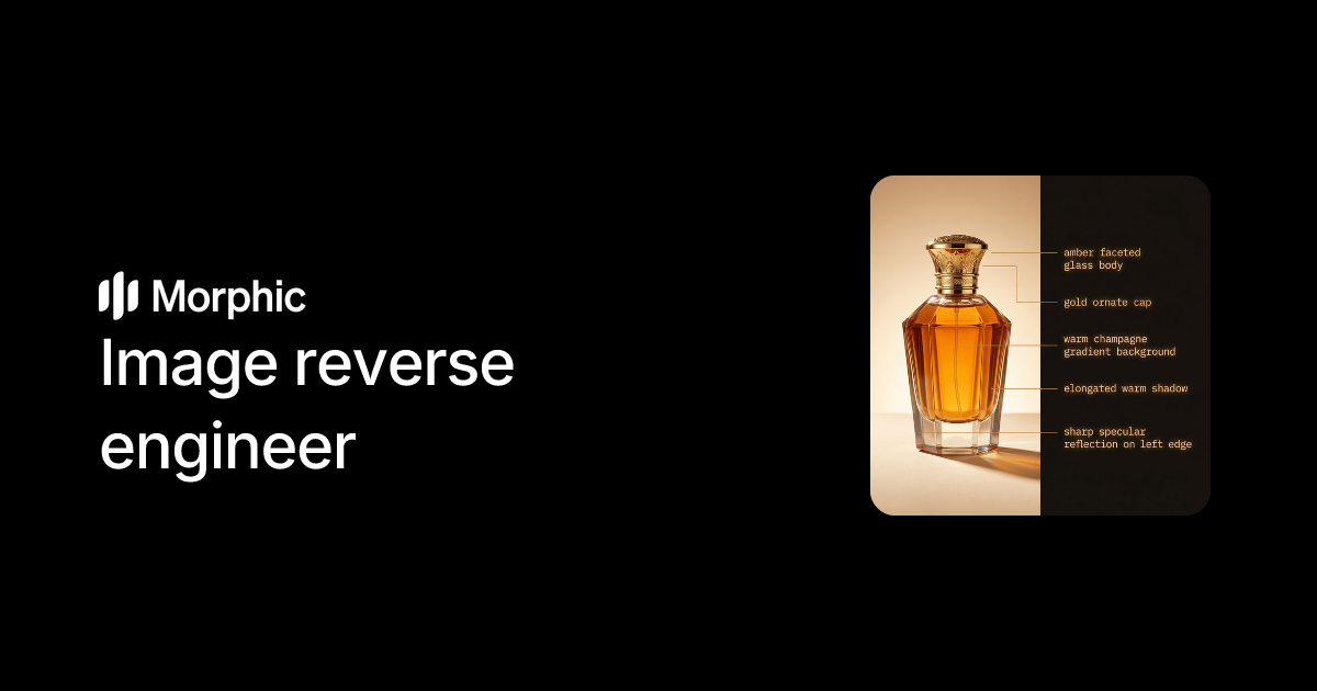 Image reverse engineer | Morphic Workflows