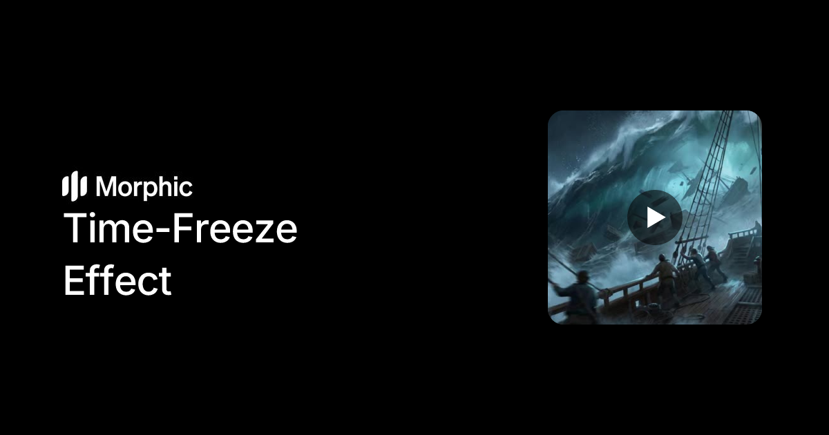Time-Freeze Effect