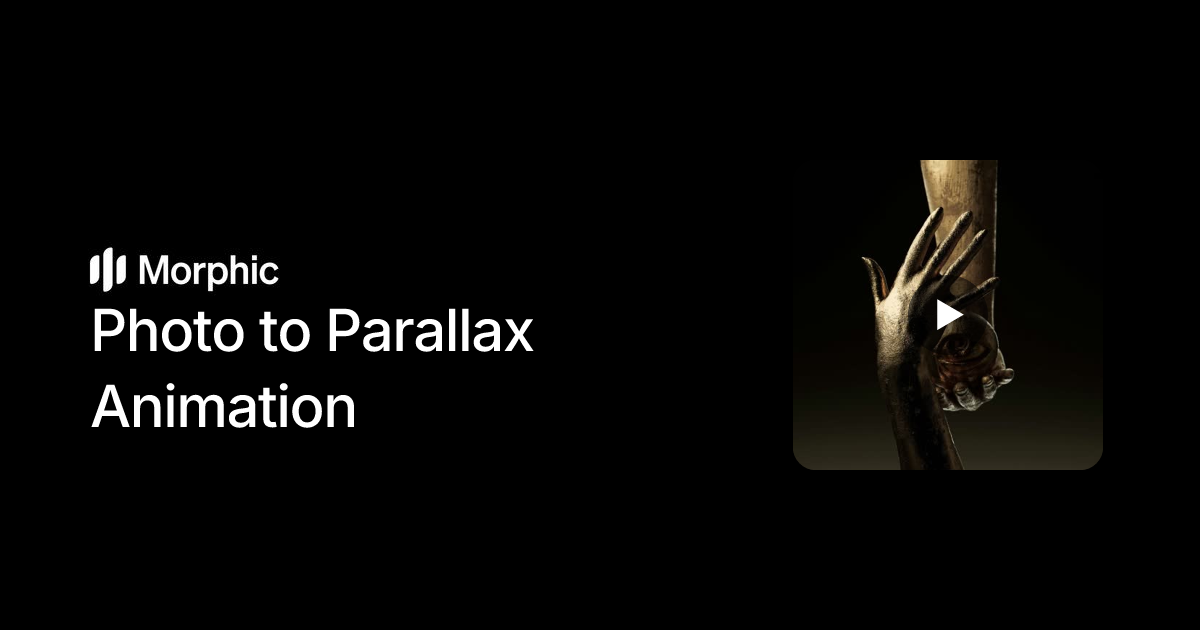 Photo to Parallax Animation | Morphic Workflows