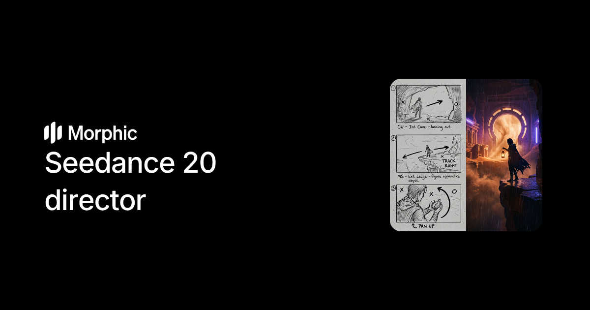 Seedance 20 director | Morphic Workflows