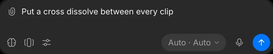 The Copilot prompt box in Compose with an edit request typed in