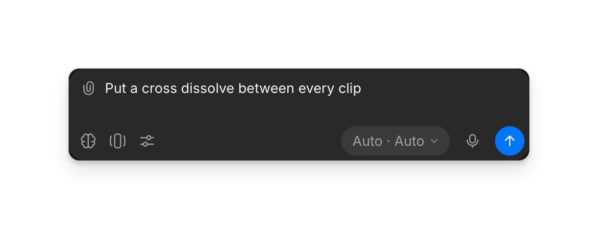 The Copilot prompt box in Compose with an edit request typed in