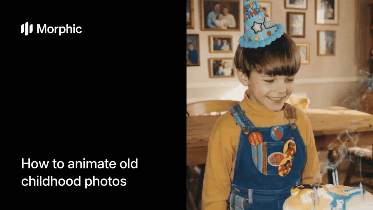 Como animar fotos antigas da infância com IA