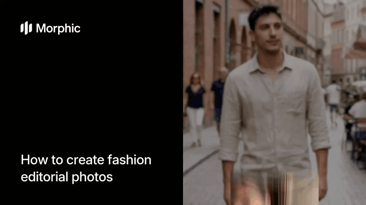 Como criar fotos editoriais de moda com IA