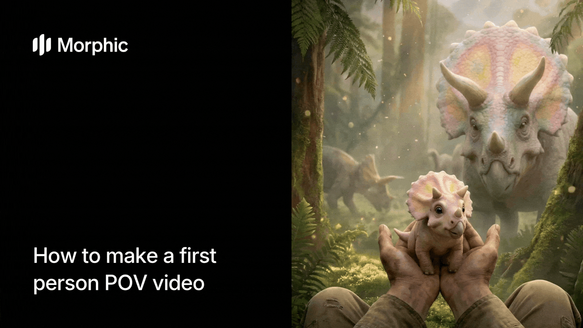 How to make a first person POV video using Morphic AI workflow