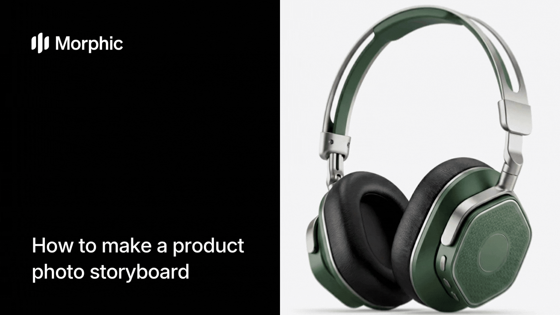 How to make a product photo storyboard using Morphic AI workflow