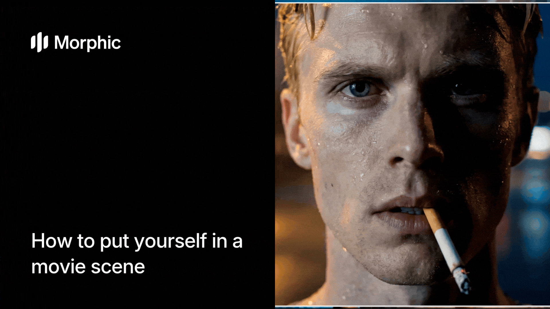 How to put yourself in a movie scene using Morphic AI workflow