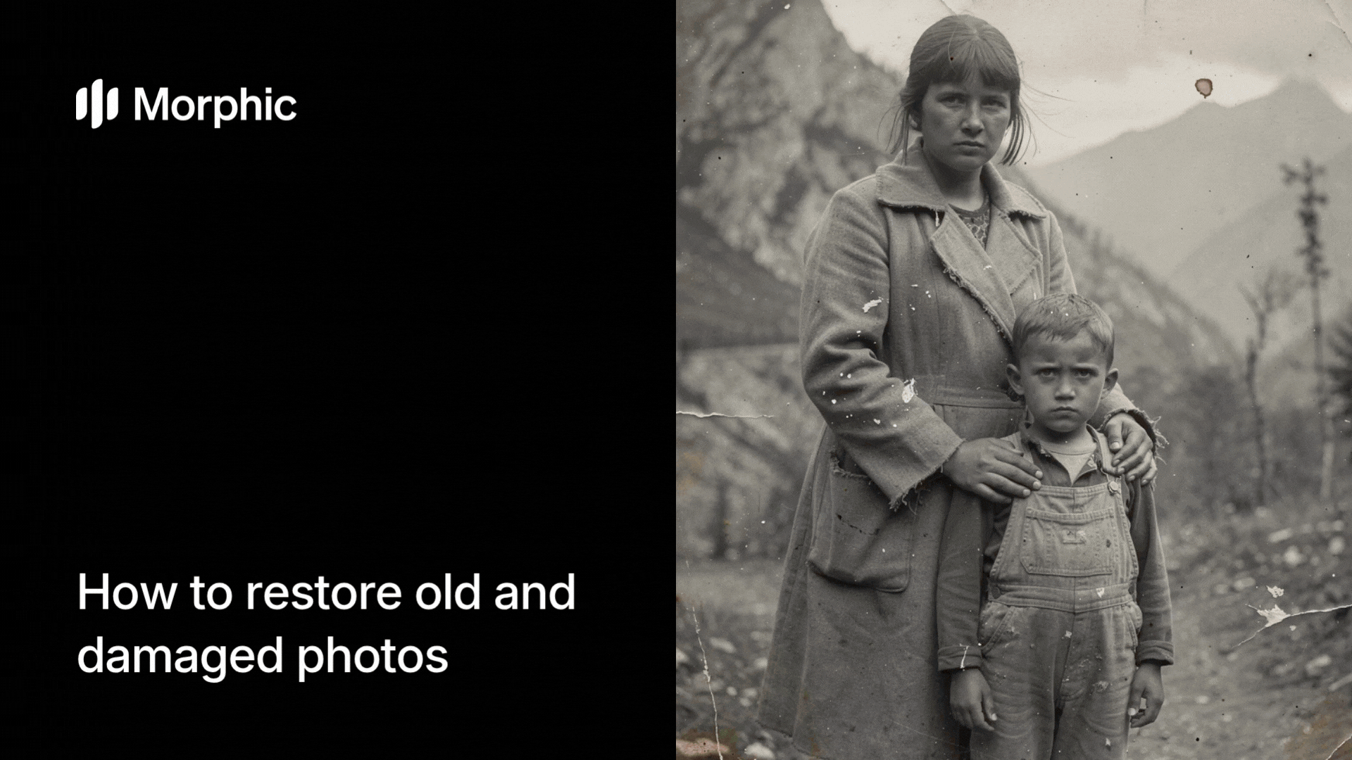 How to restore old and damaged photos using Morphic AI workflow
