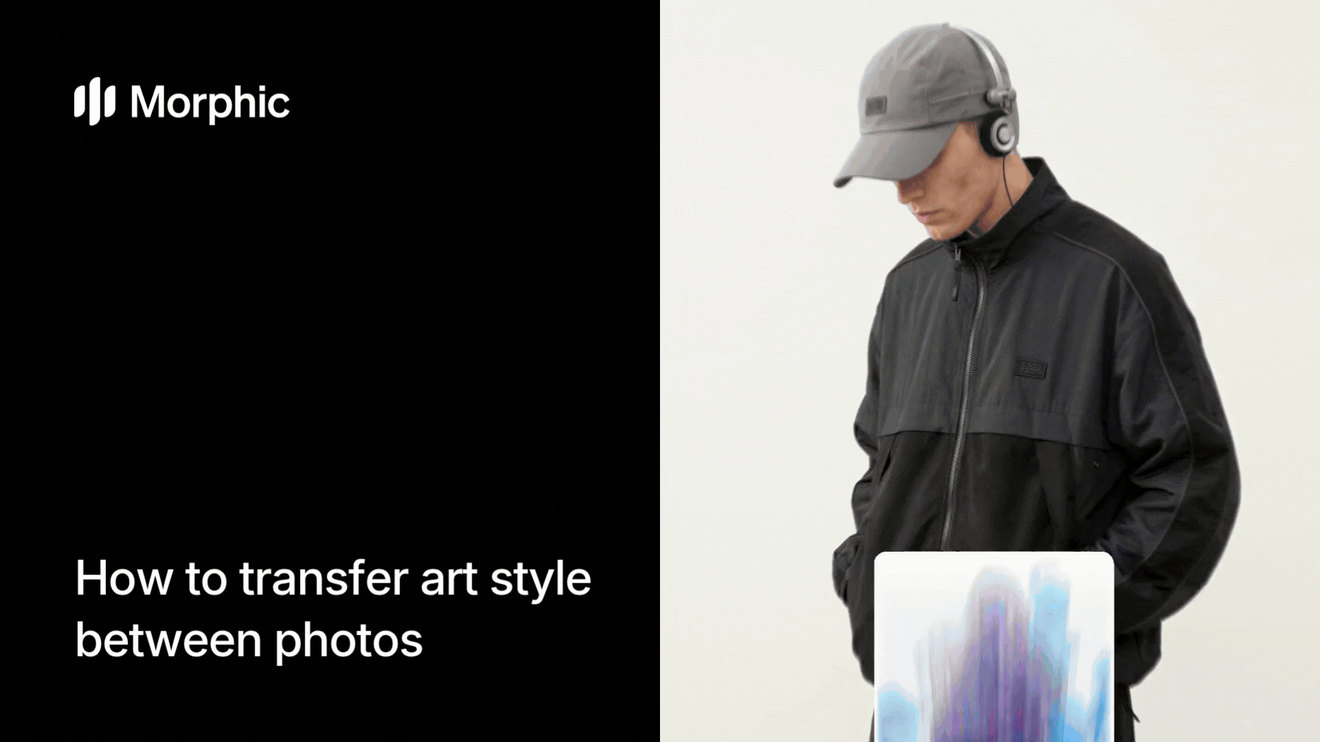 How to transfer art style between photos using Morphic AI workflow