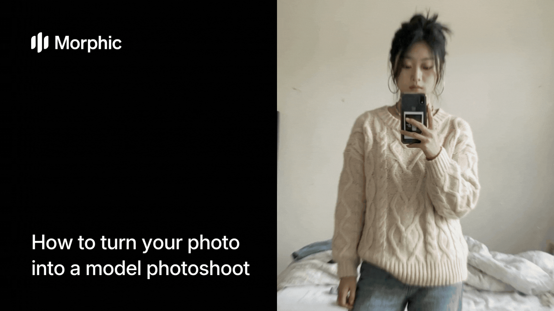 How to turn your photo into a model photoshoot using Morphic AI workflow