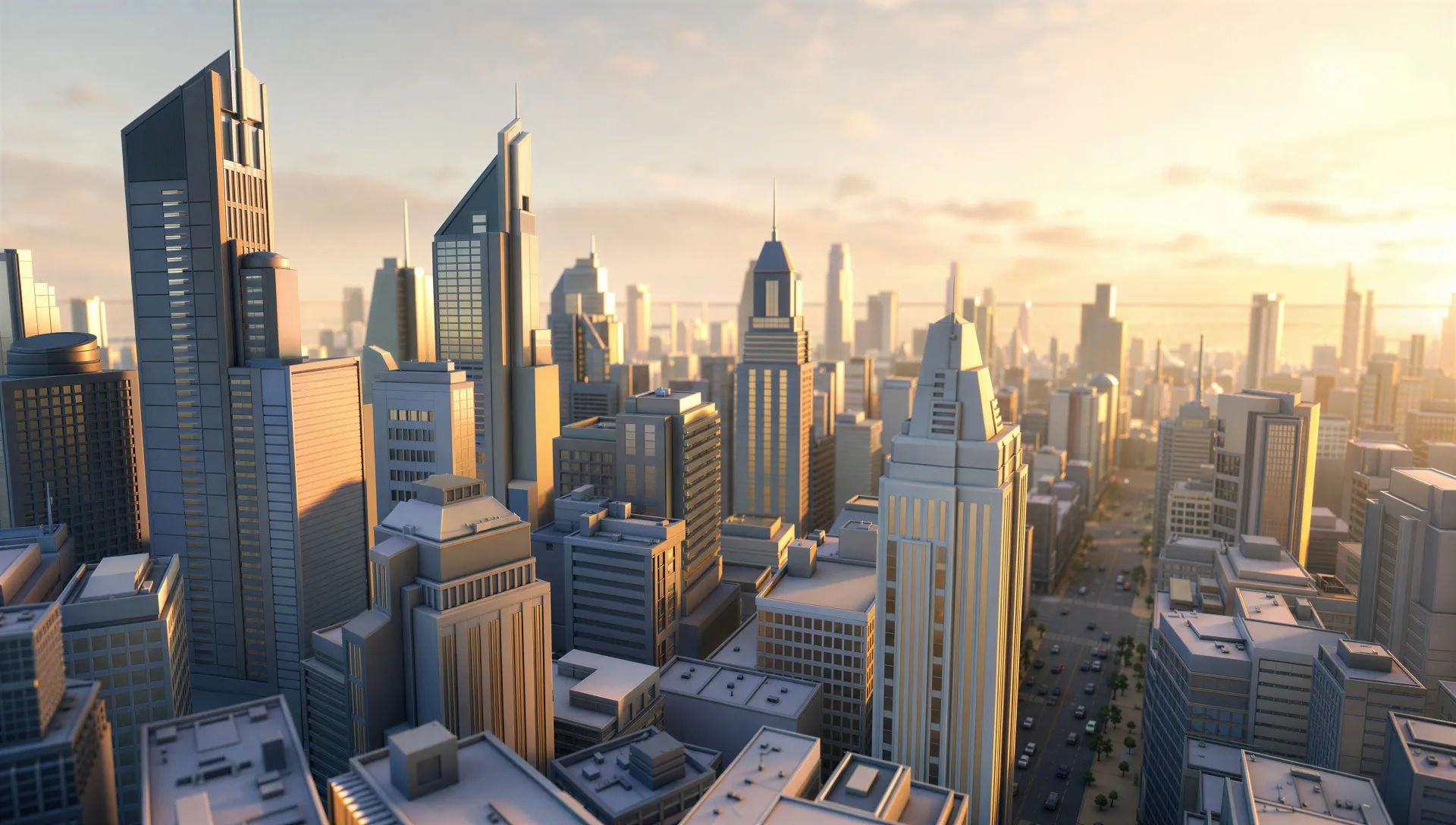 Una ciudad latinoamericana en 3D