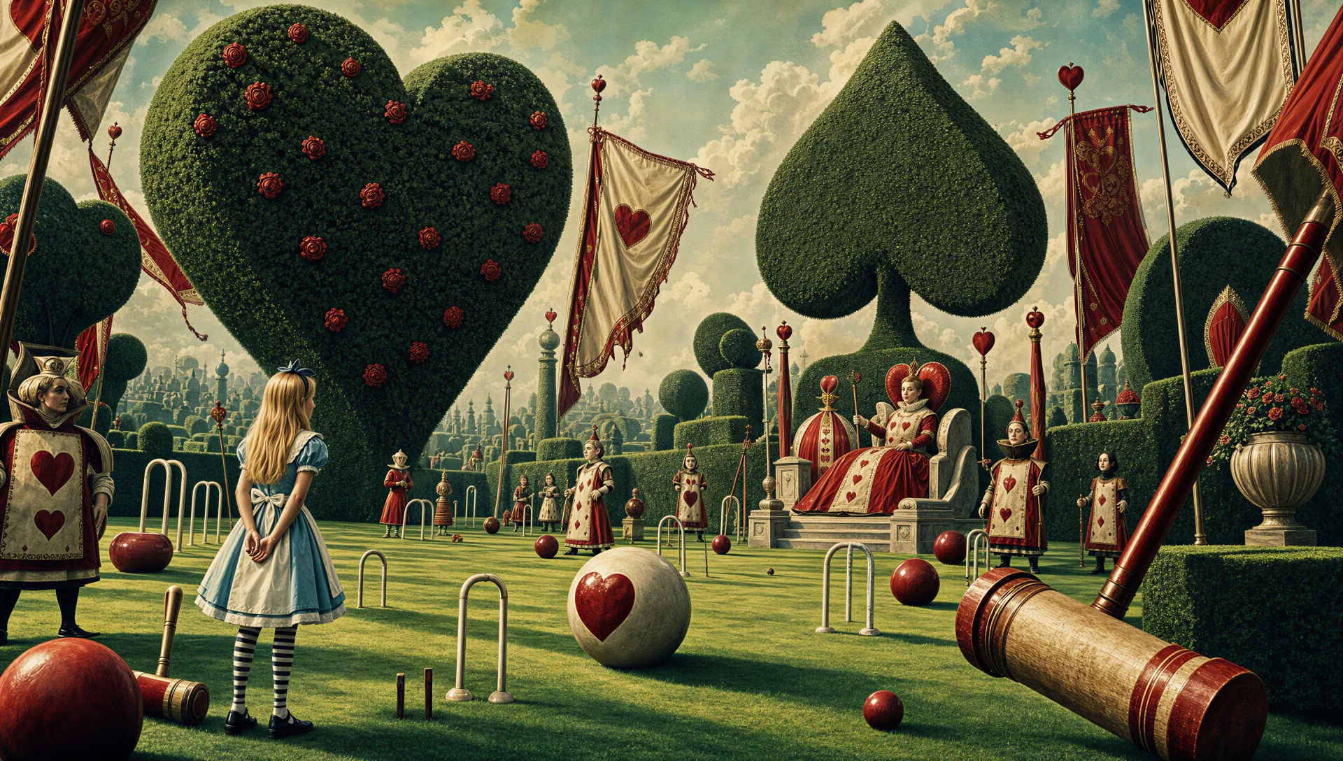The croquet ground