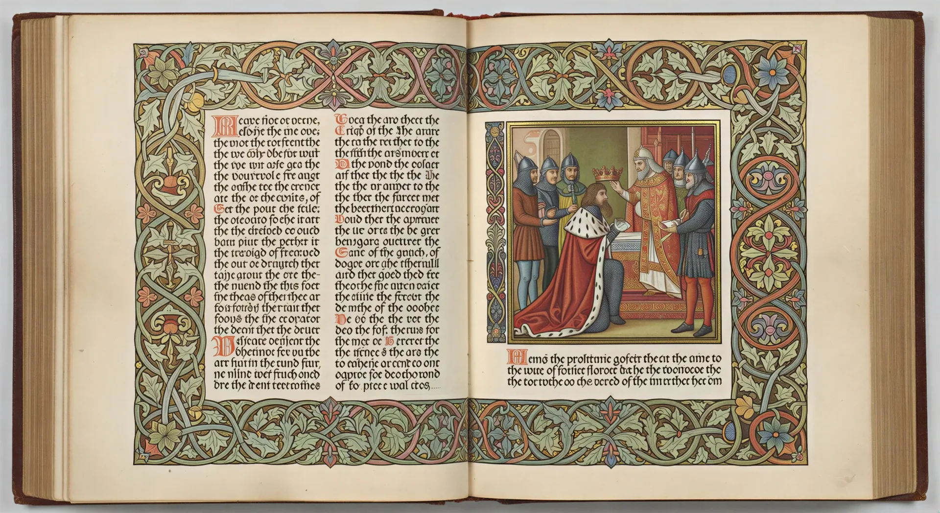Kelmscott Press Malory page