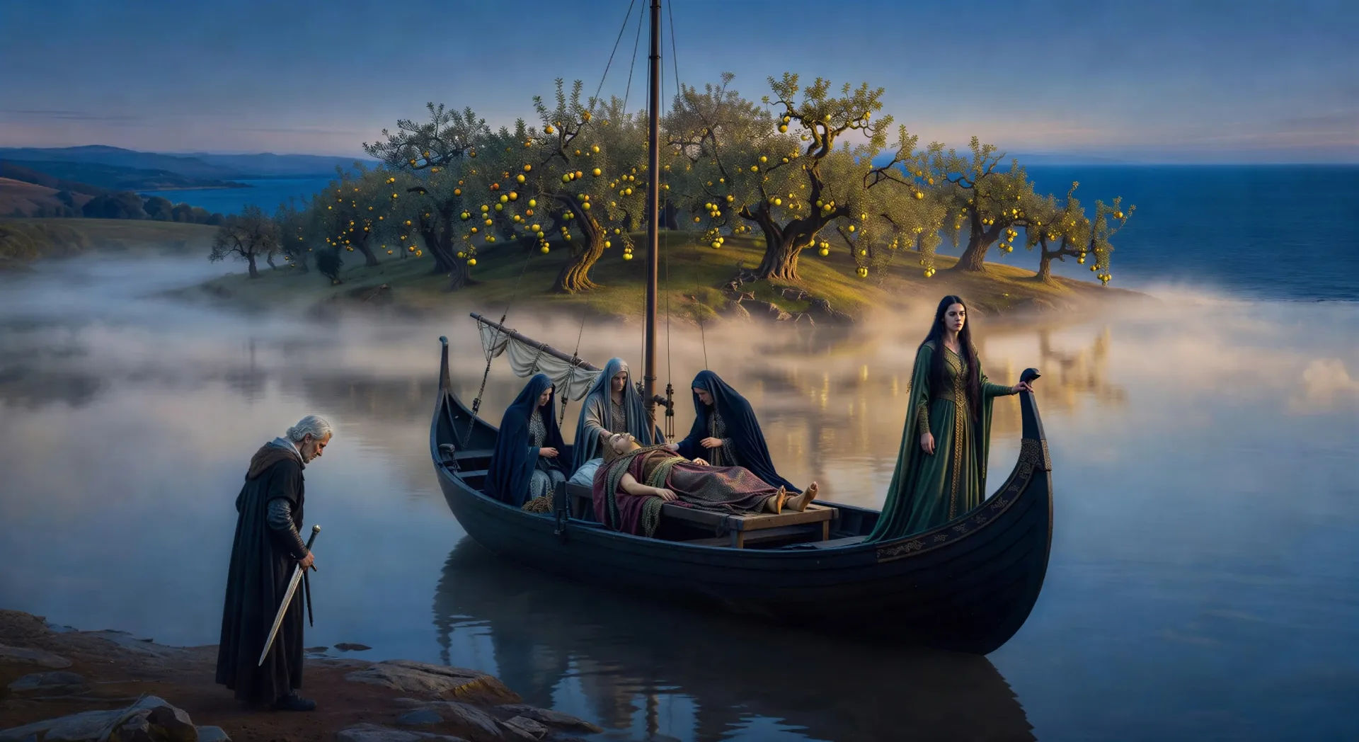 The barge of three queens