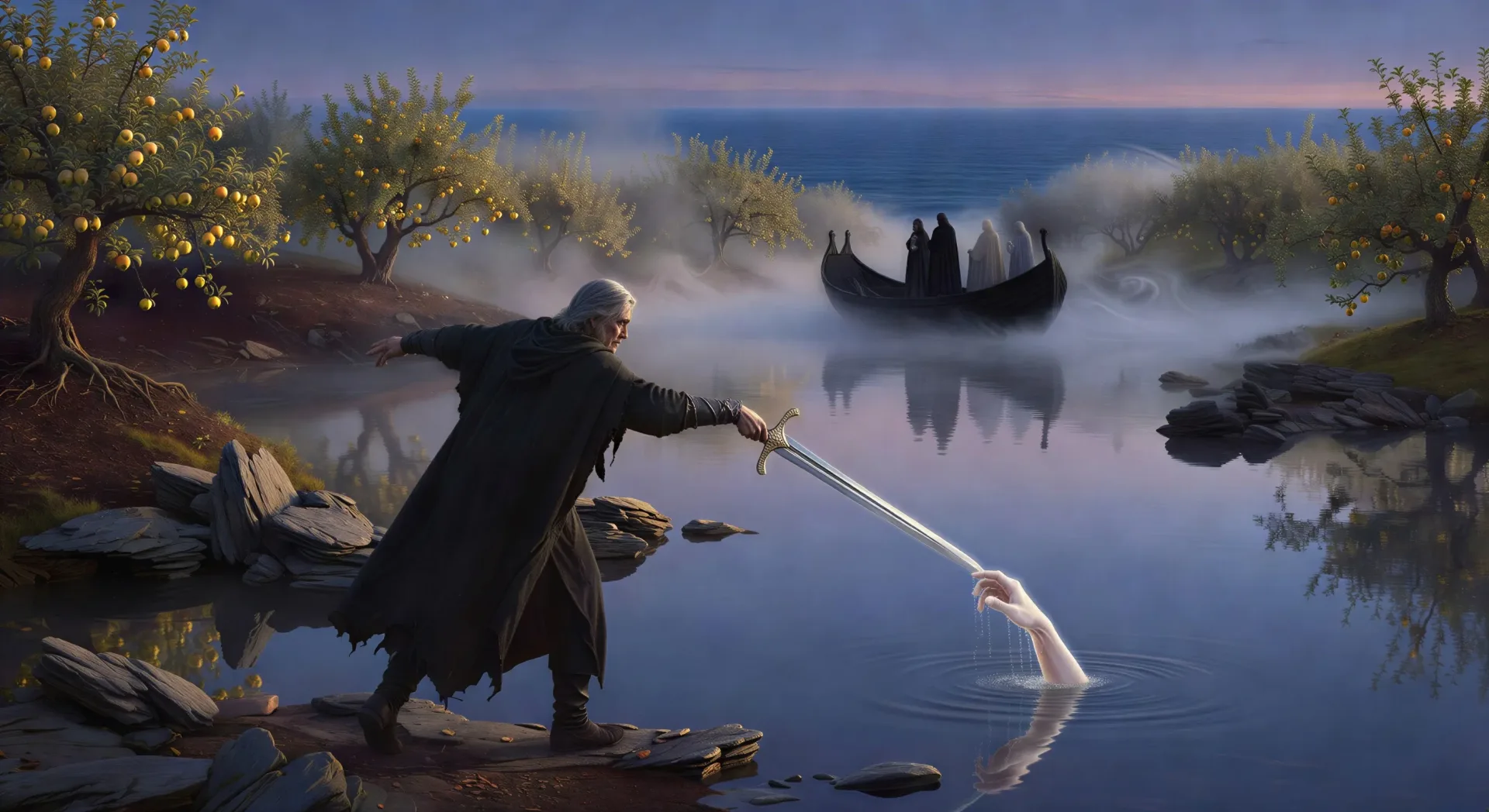 Excalibur returned to the lake