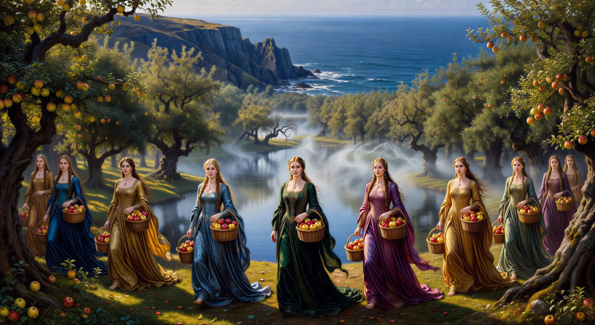 El huerto de las nueve reinas hermanas