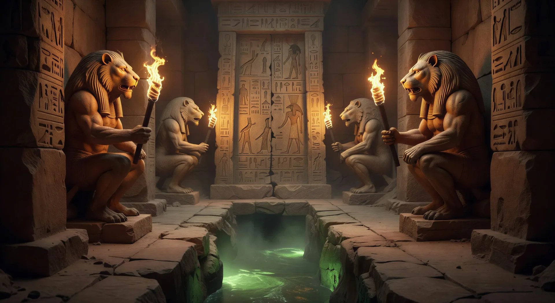 Approach to the seventh gate of the Duat