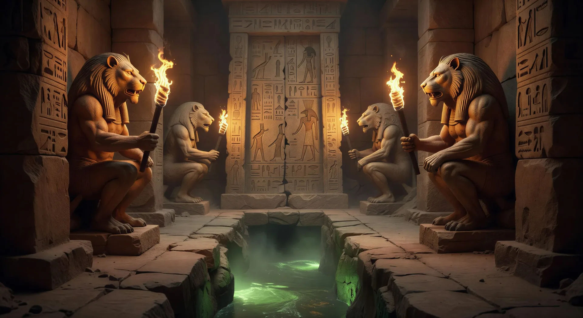 Approach to the seventh gate of the Duat