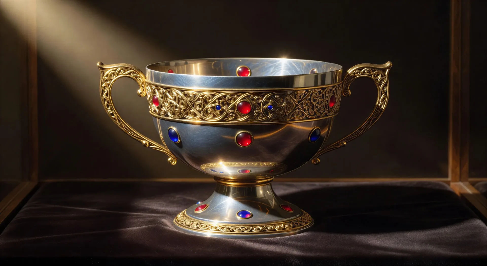 Ardagh chalice on display