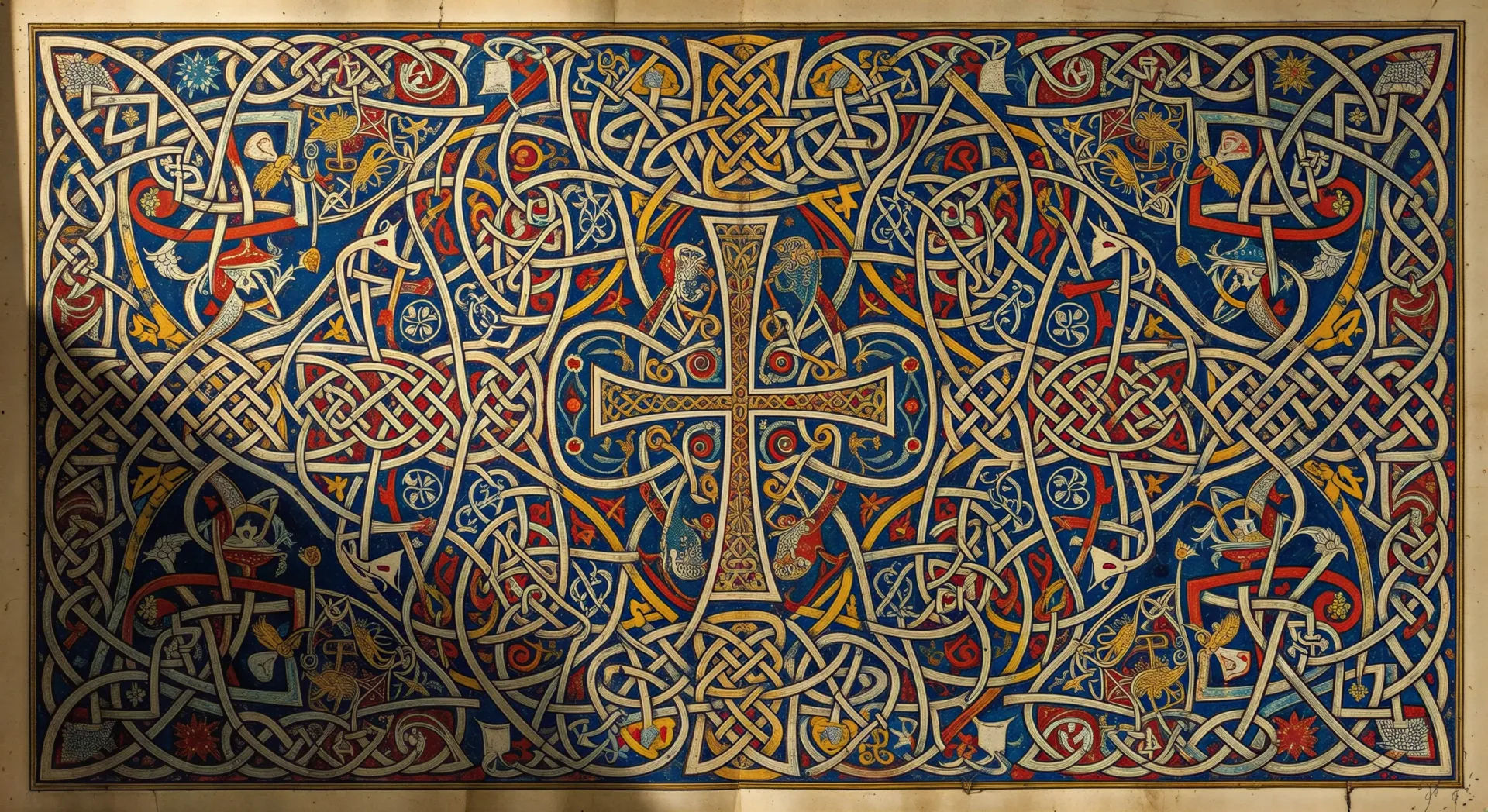 Lindisfarne carpet page
