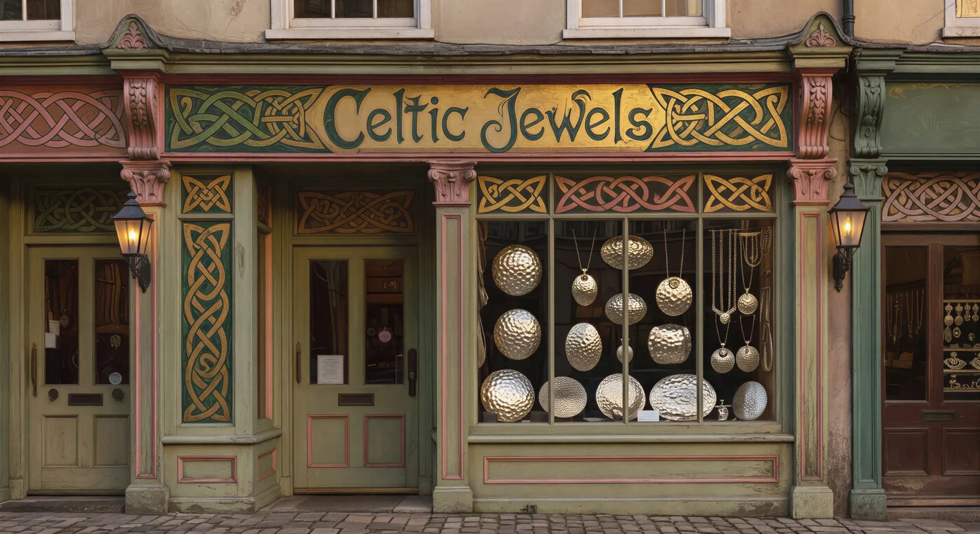 Arts and Crafts revival shopfront