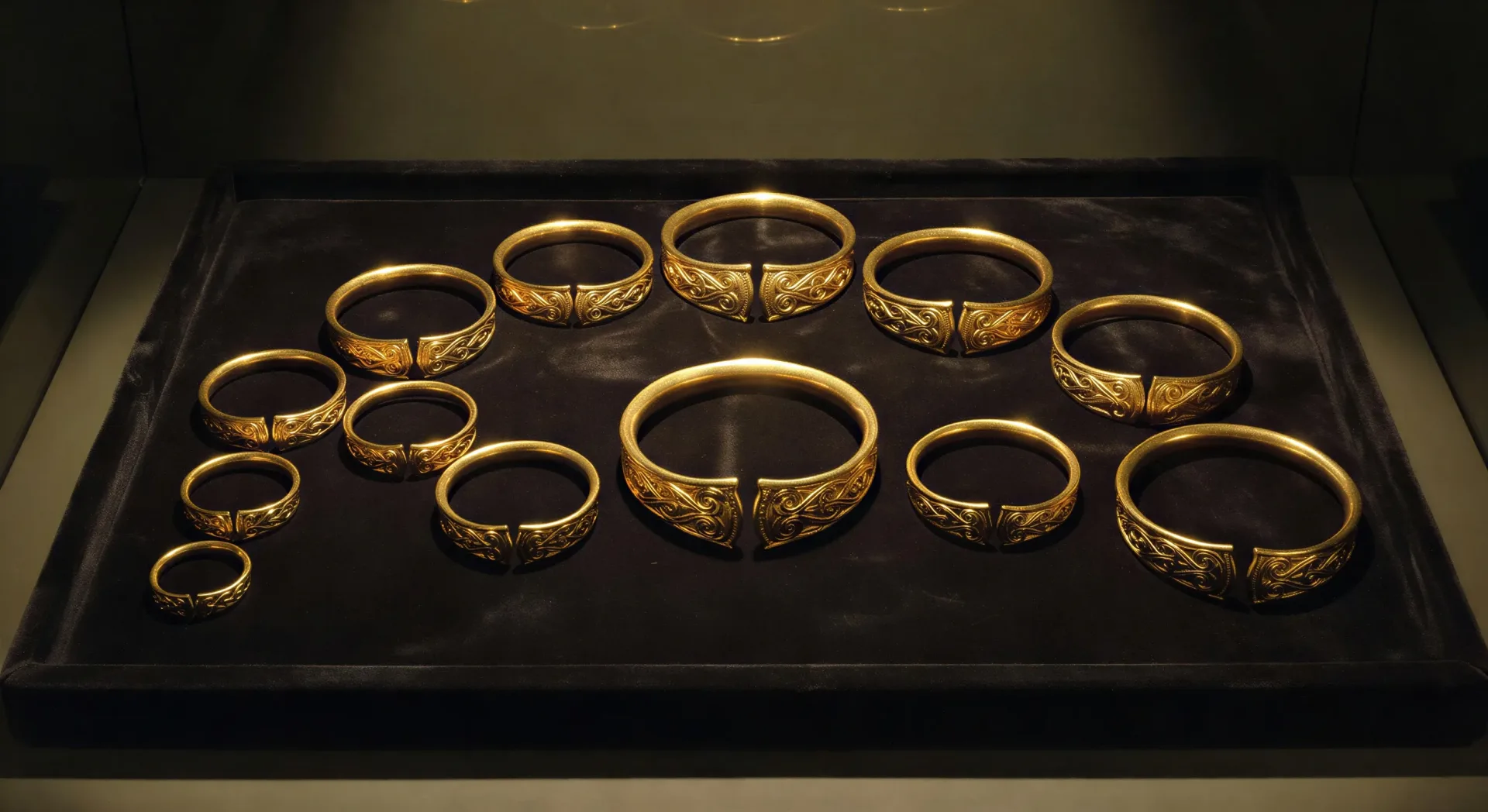La Tène torc hoard layout