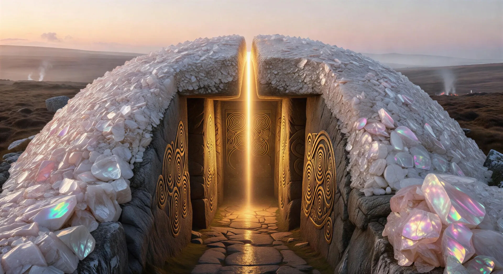 Newgrange winter solstice dawn