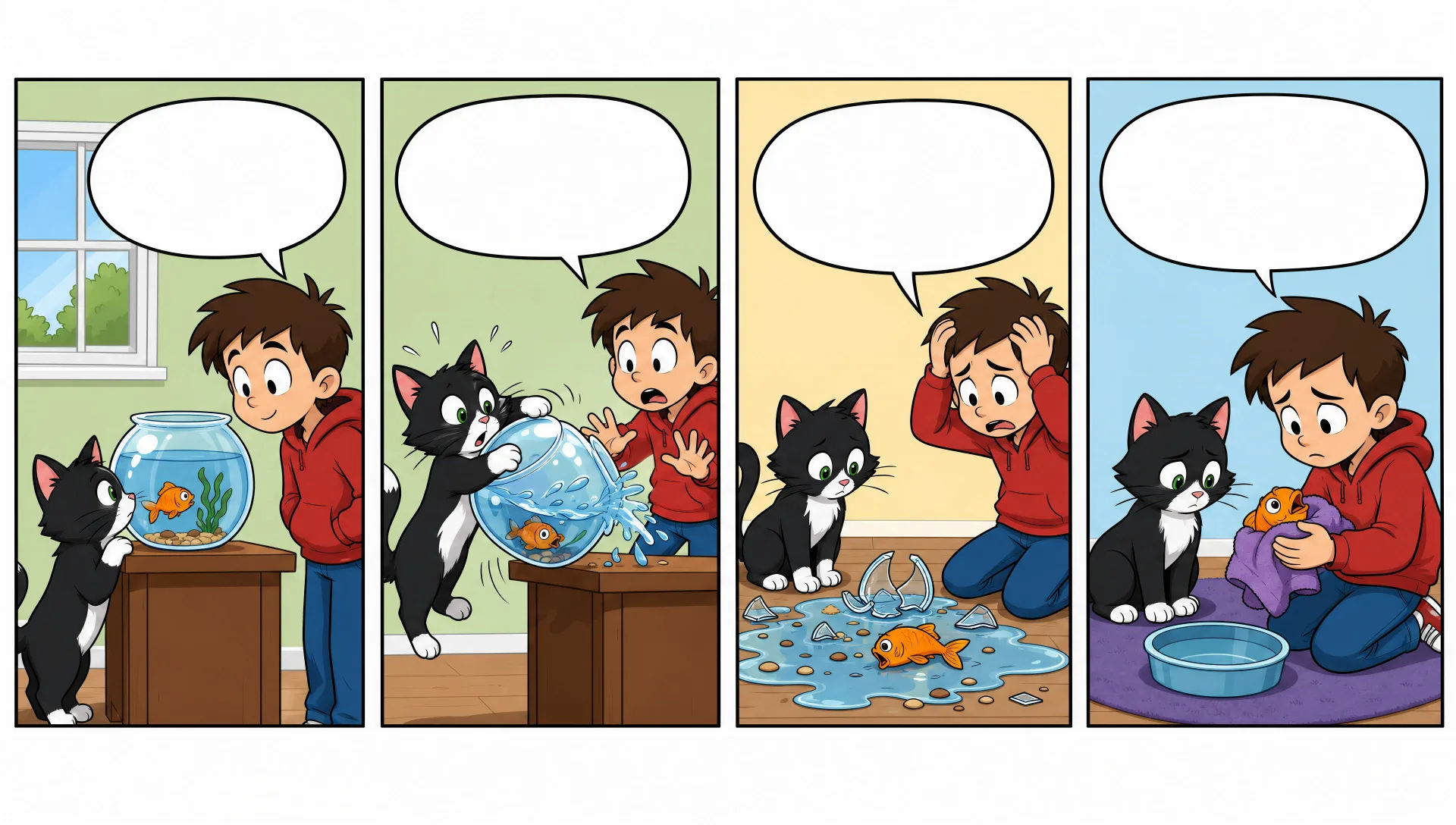 4-panel gag strip