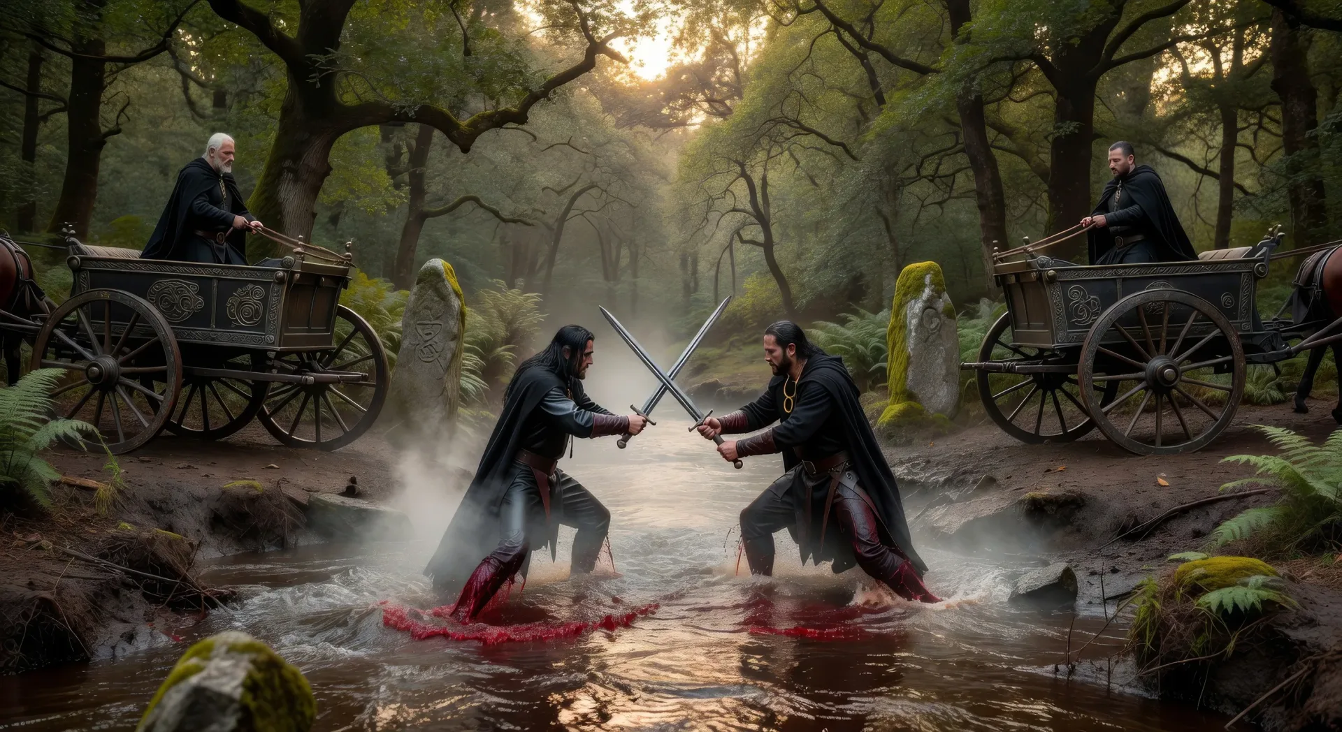 Single combat at the ford