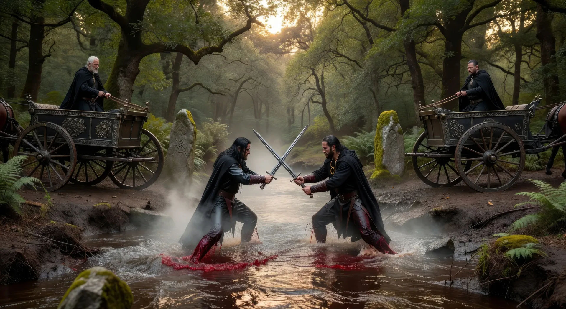 Single combat at the ford