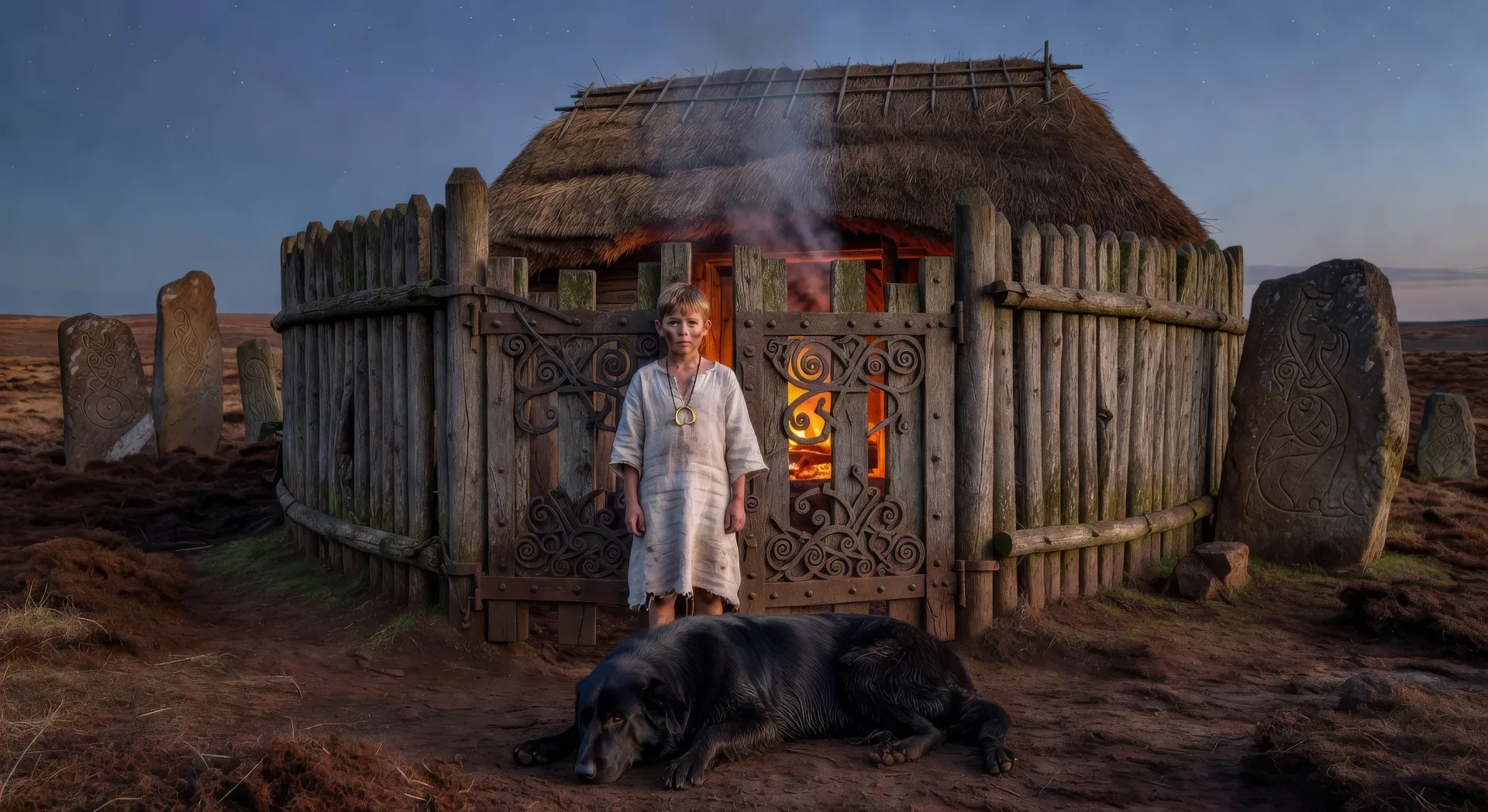 Boy at Culann’s gate