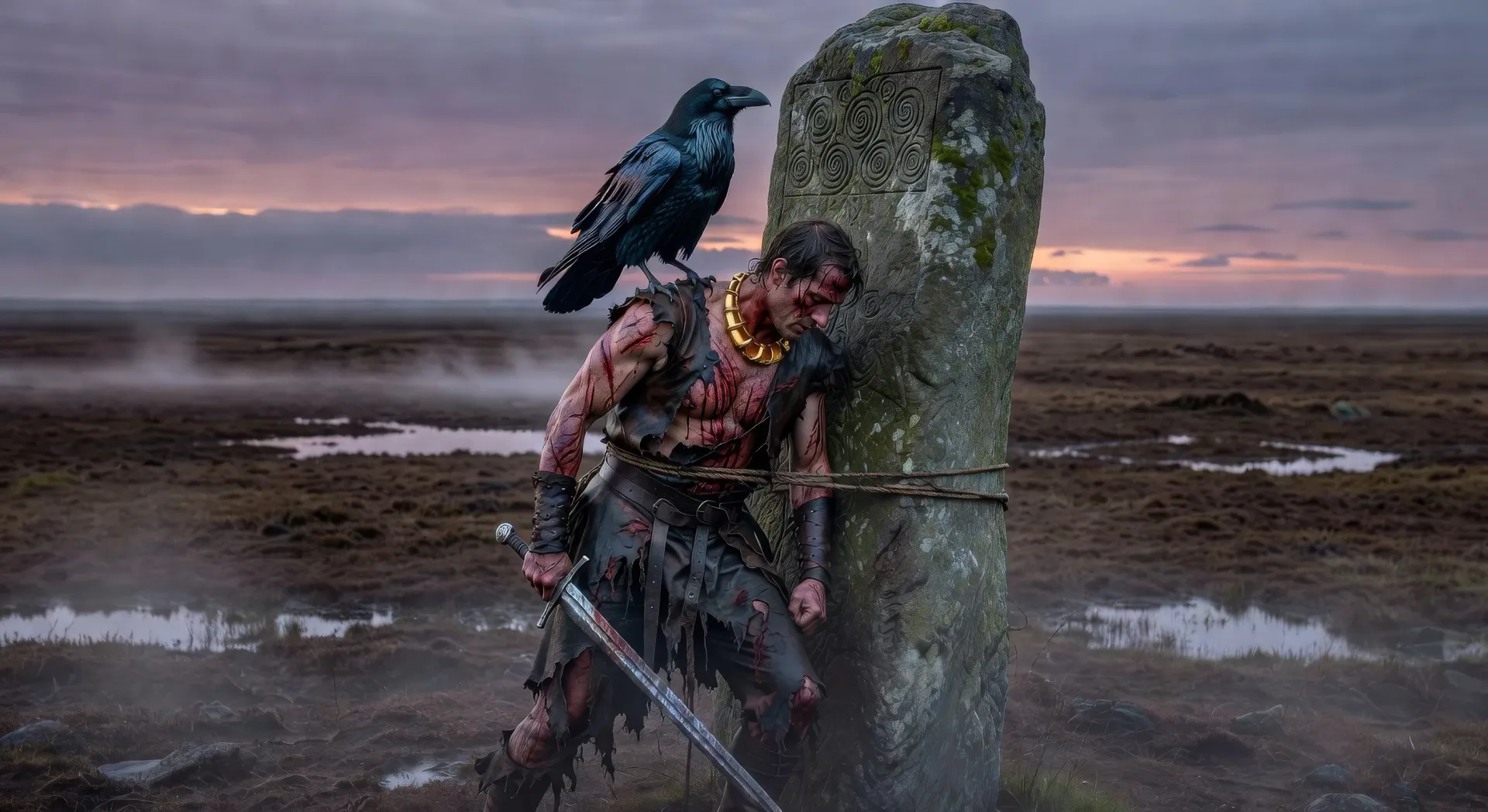 Death at the standing stone