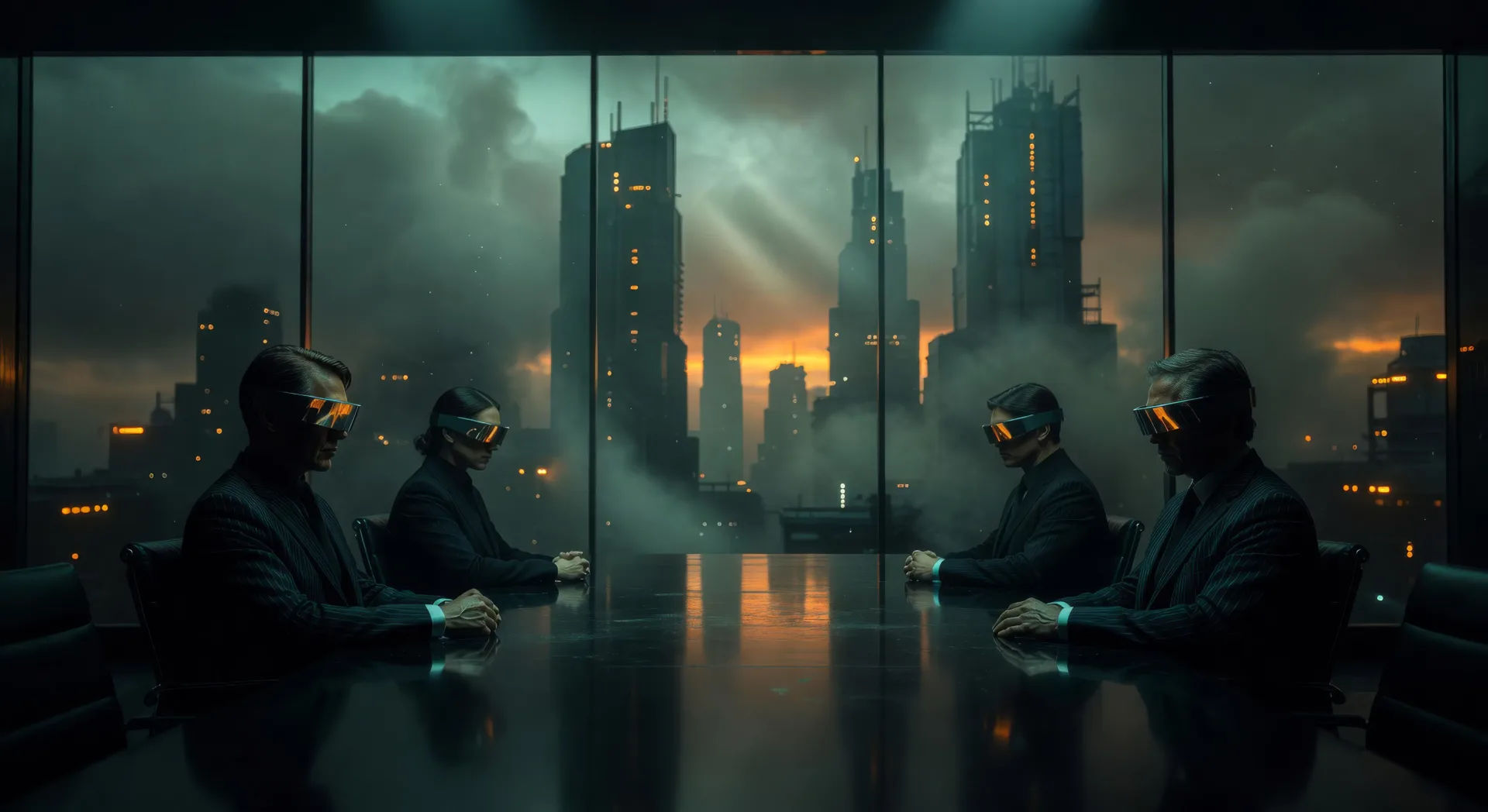 Megacorp boardroom view
