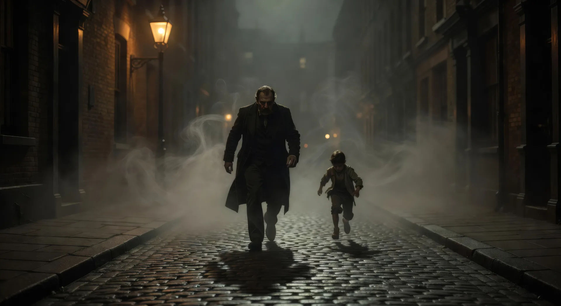 Hyde tramples the child in Soho