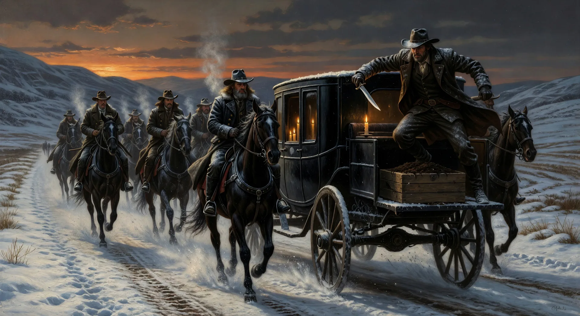 The hunt at the Borgo Pass