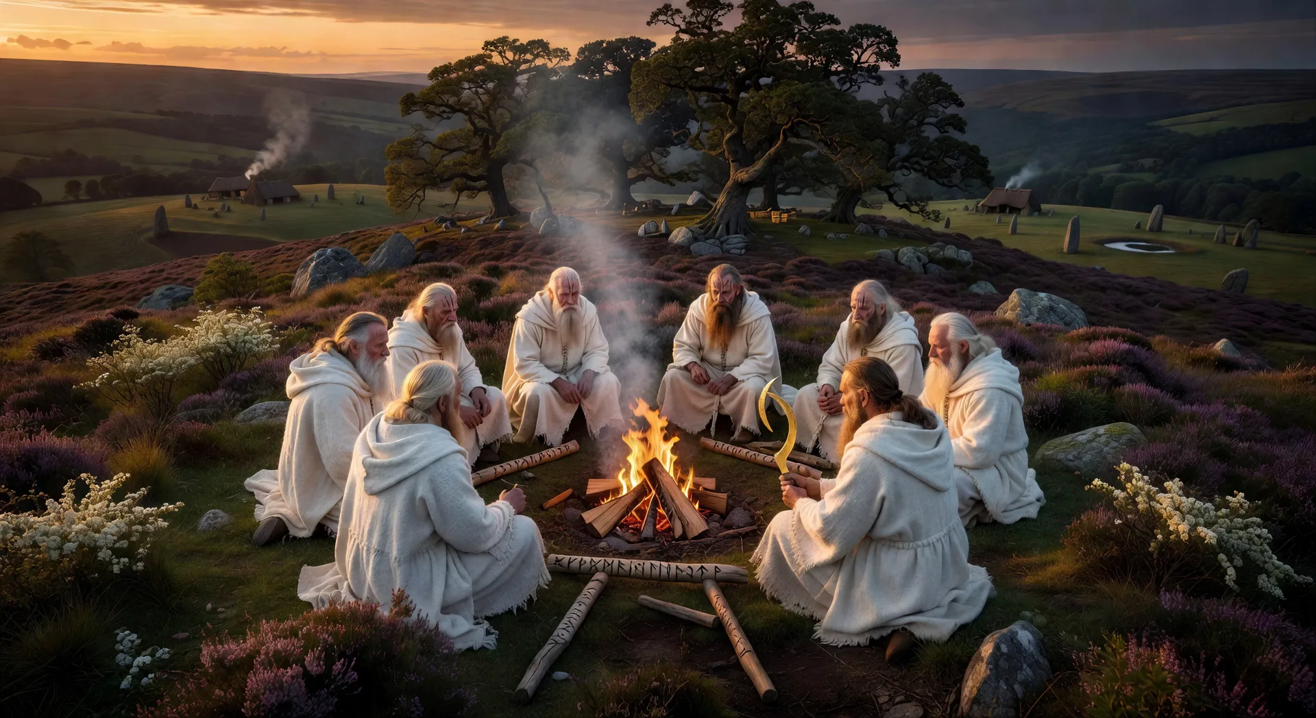 Druid council on the hill
