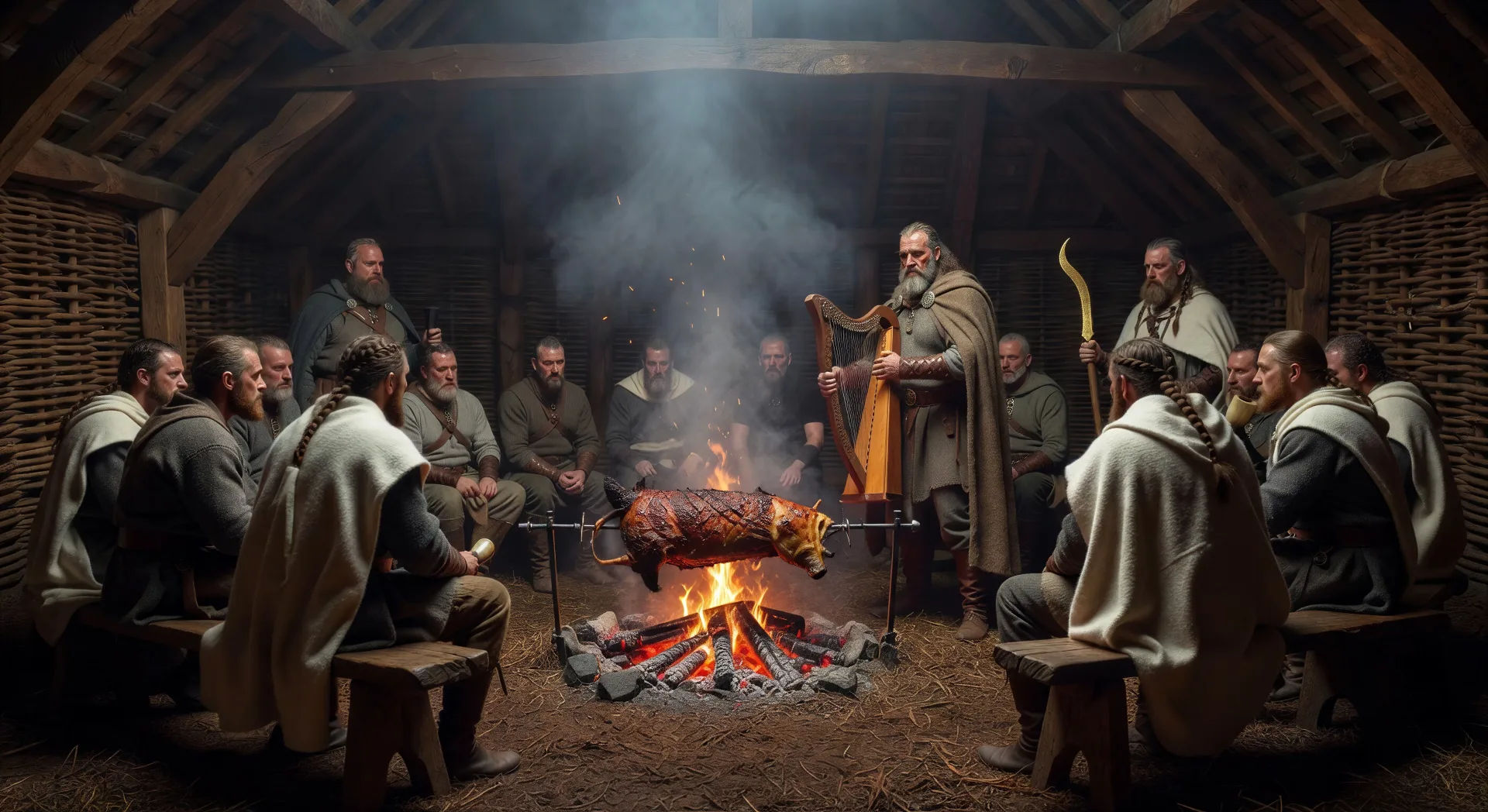 Bard at the king’s feast