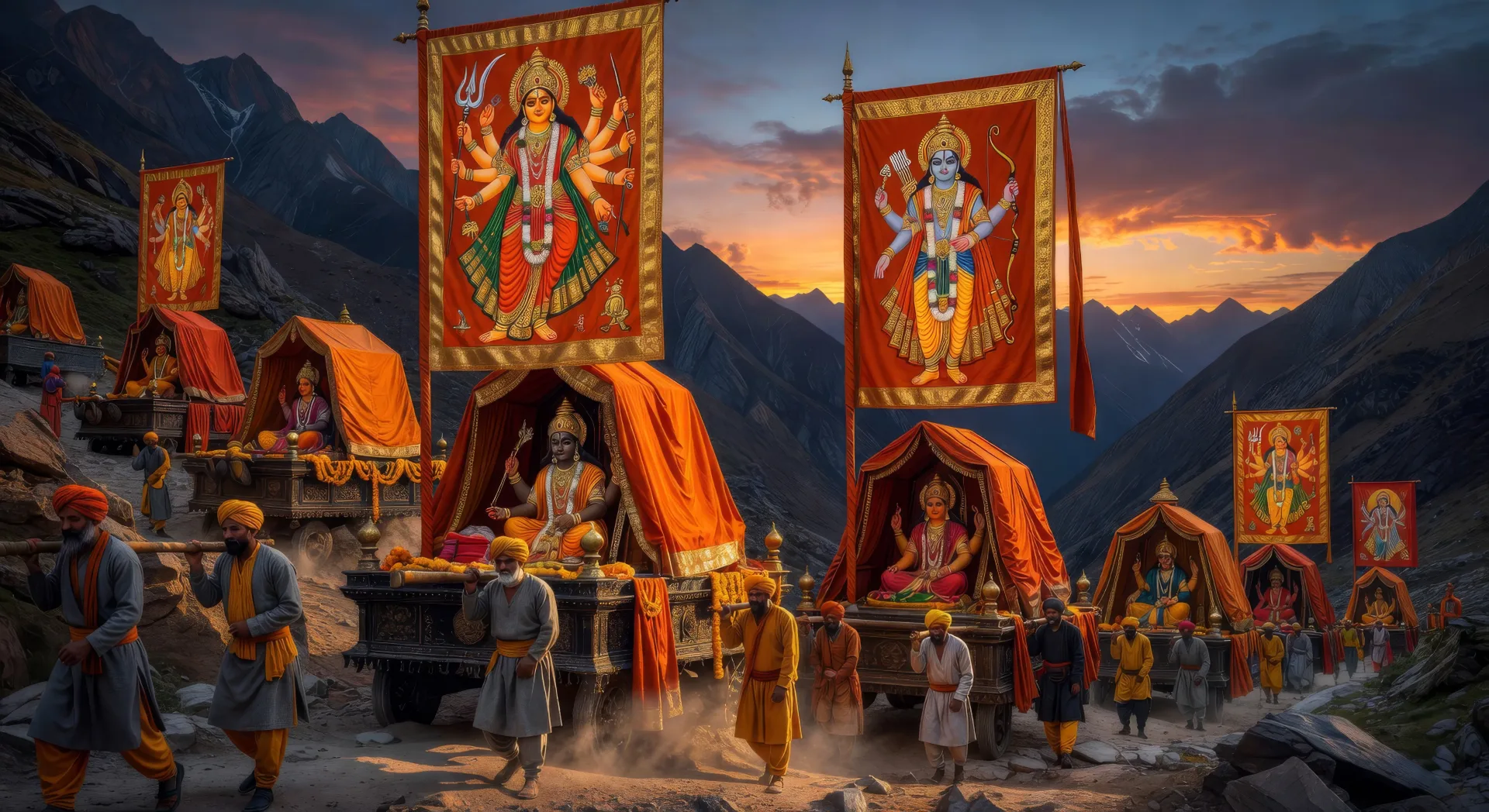 Kullu Dussehra procession