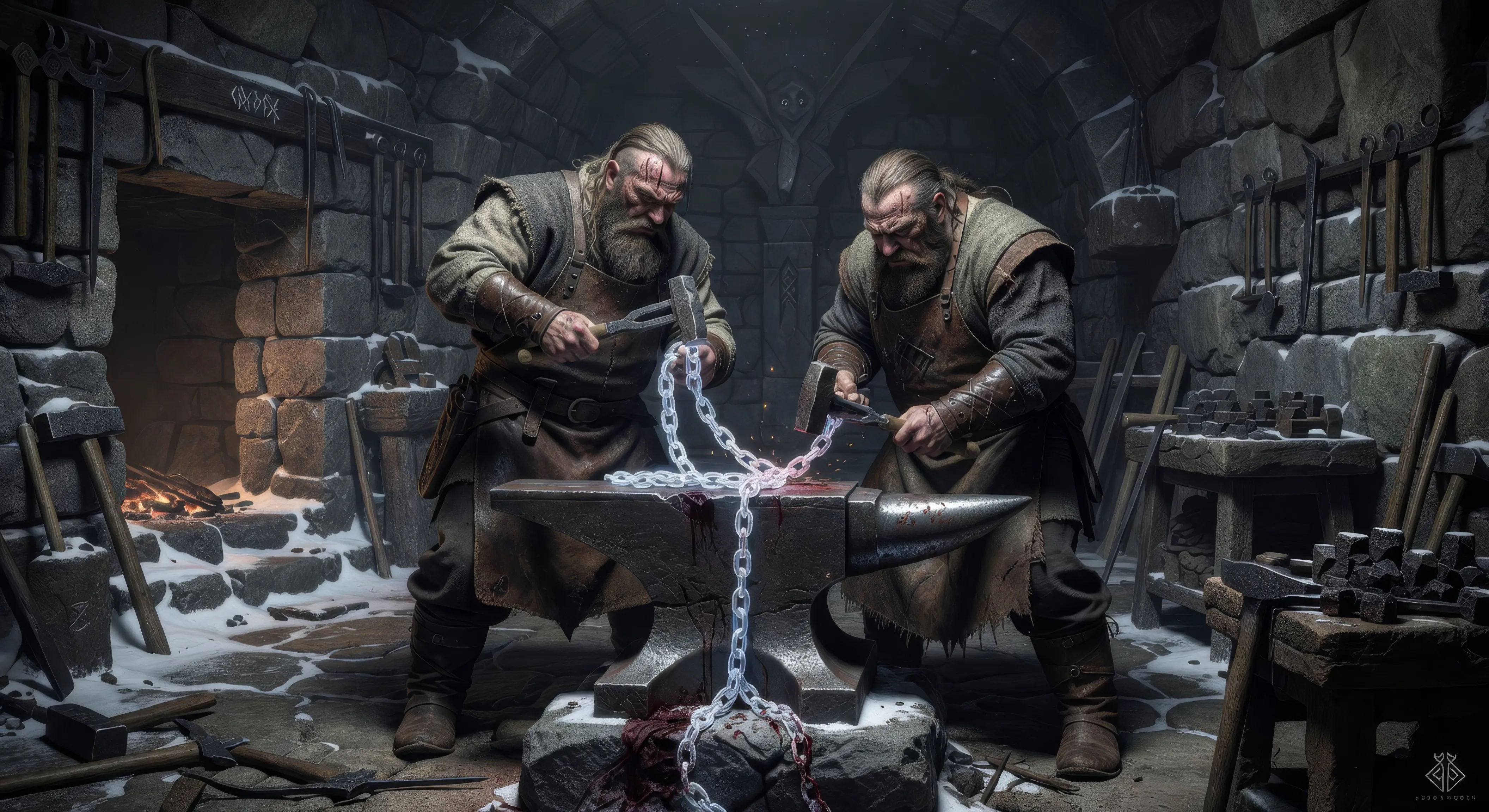 The forging of Gleipnir