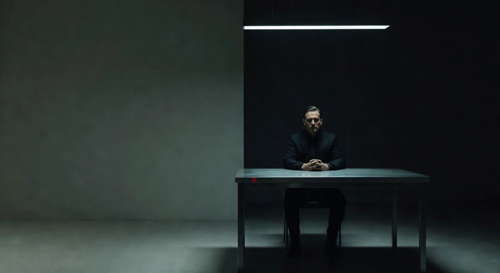 Interrogation room two-shot