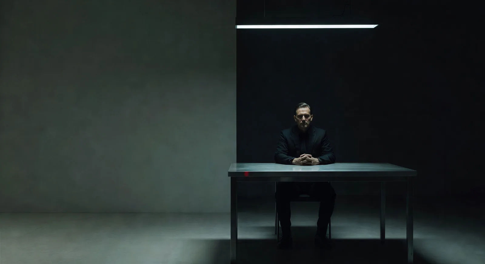 Interrogation room two-shot