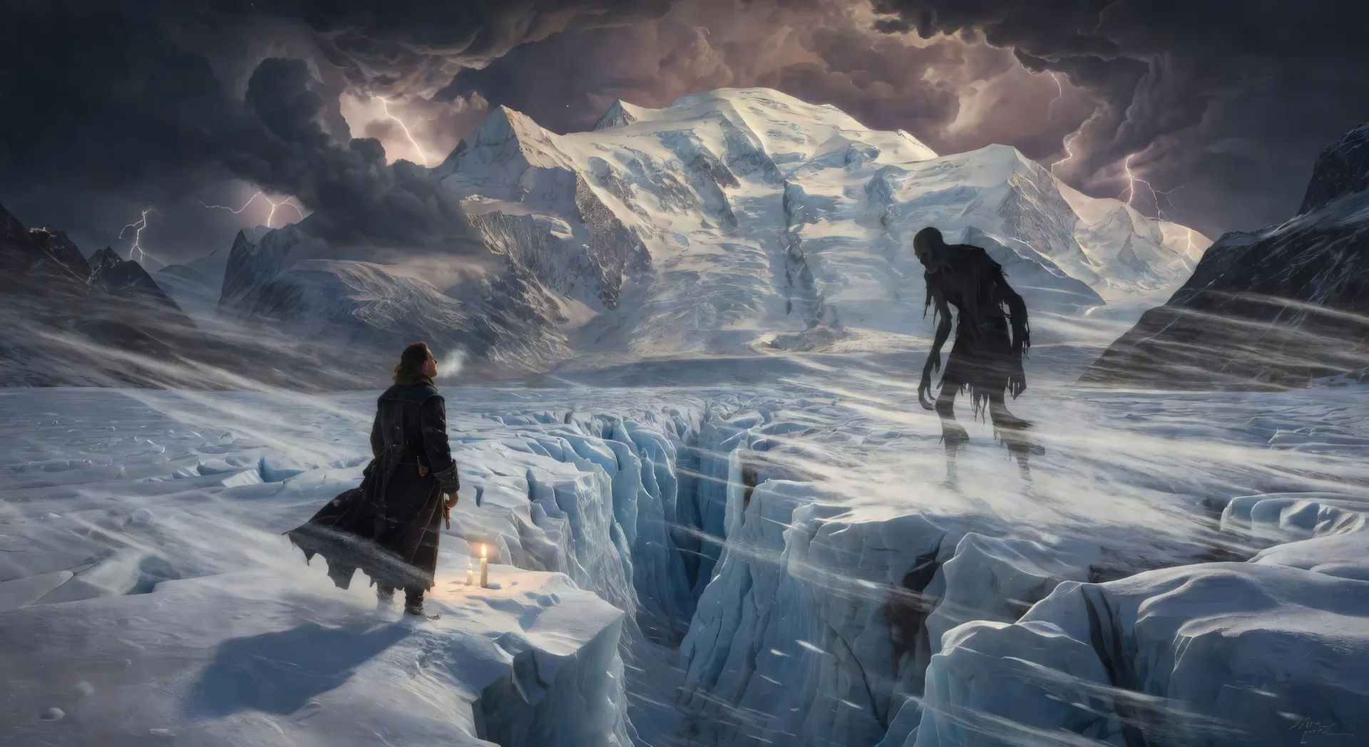 El encuentro en el Mer de Glace