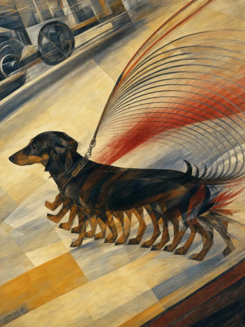 未来派AIアート：モーション・ライン動的絵画生成器 | Morphic