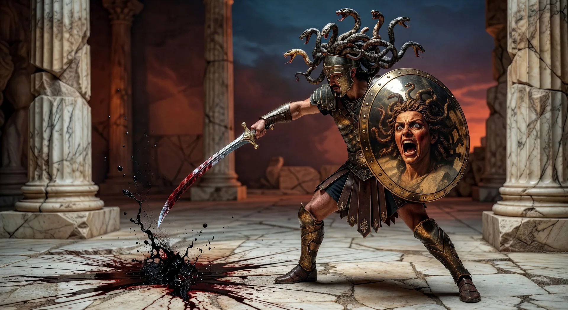 Perseu decapita Medusa