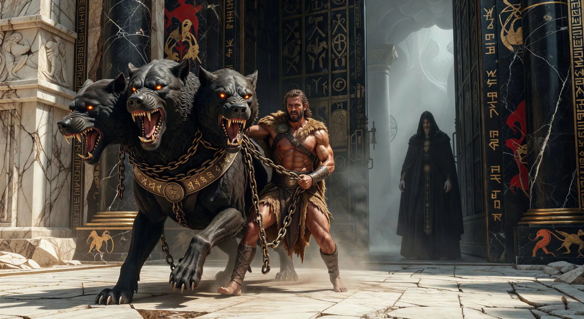 Hércules captura Cérbero