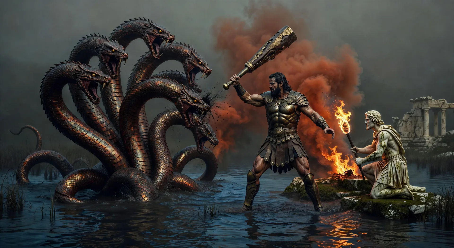 Hércules e a Hidra de Lerna