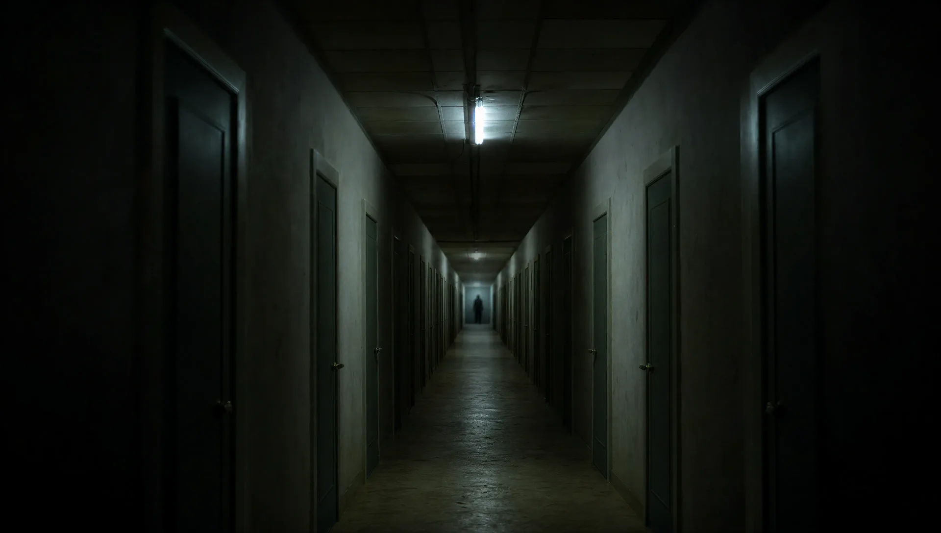 Flickering hallway